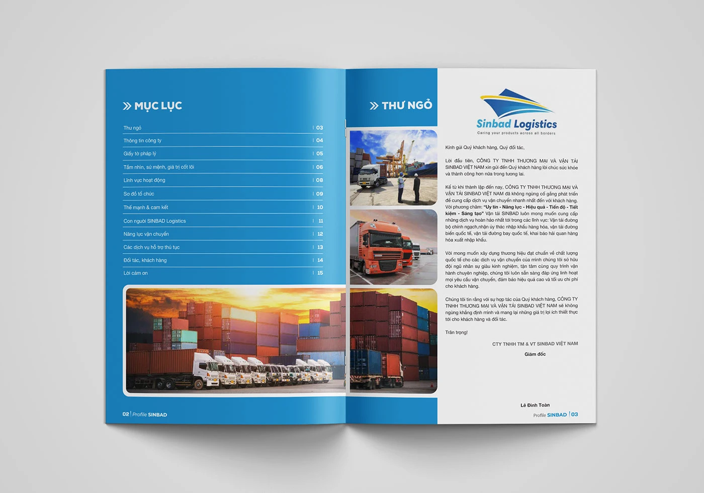 nội dung profile công ty logistics