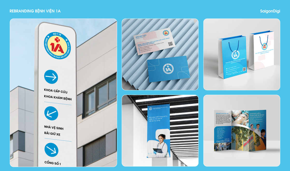 rebranding bệnh viện 1a