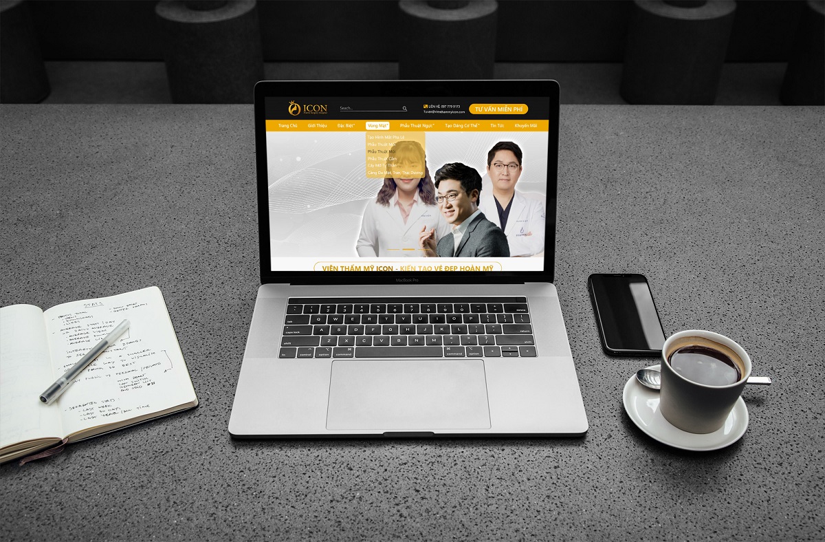 thiết kế website thẩm mỹ viện